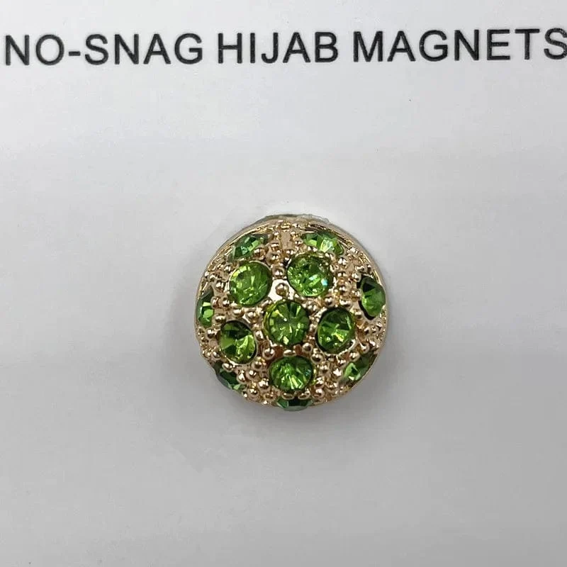 Premium 1 Paar Dreieck starker Magnet Hijabs Clip Zubehör muslimische Frauen Sicherheit kein Loch feste Turban Schal Pins Broschen