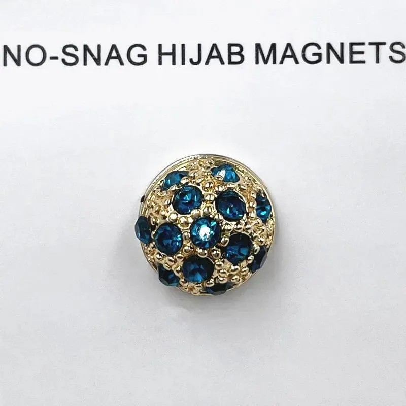 Premium 1 Paar Dreieck starker Magnet Hijabs Clip Zubehör muslimische Frauen Sicherheit kein Loch feste Turban Schal Pins Broschen