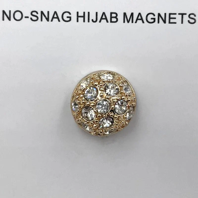Premium 1 Paar Dreieck starker Magnet Hijabs Clip Zubehör muslimische Frauen Sicherheit kein Loch feste Turban Schal Pins Broschen