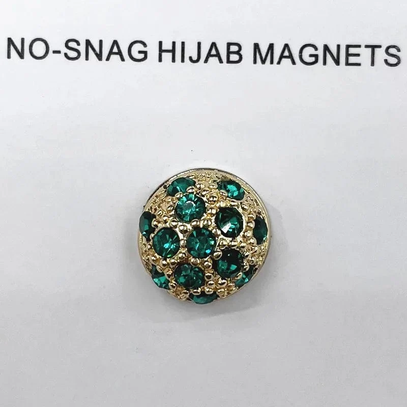 Premium 1 Paar Dreieck starker Magnet Hijabs Clip Zubehör muslimische Frauen Sicherheit kein Loch feste Turban Schal Pins Broschen