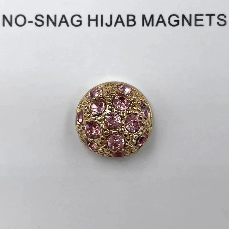 Premium 1 Paar Dreieck starker Magnet Hijabs Clip Zubehör muslimische Frauen Sicherheit kein Loch feste Turban Schal Pins Broschen