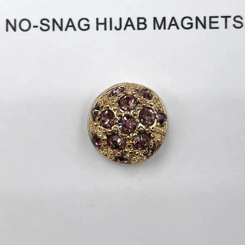 Premium 1 Paar Dreieck starker Magnet Hijabs Clip Zubehör muslimische Frauen Sicherheit kein Loch feste Turban Schal Pins Broschen