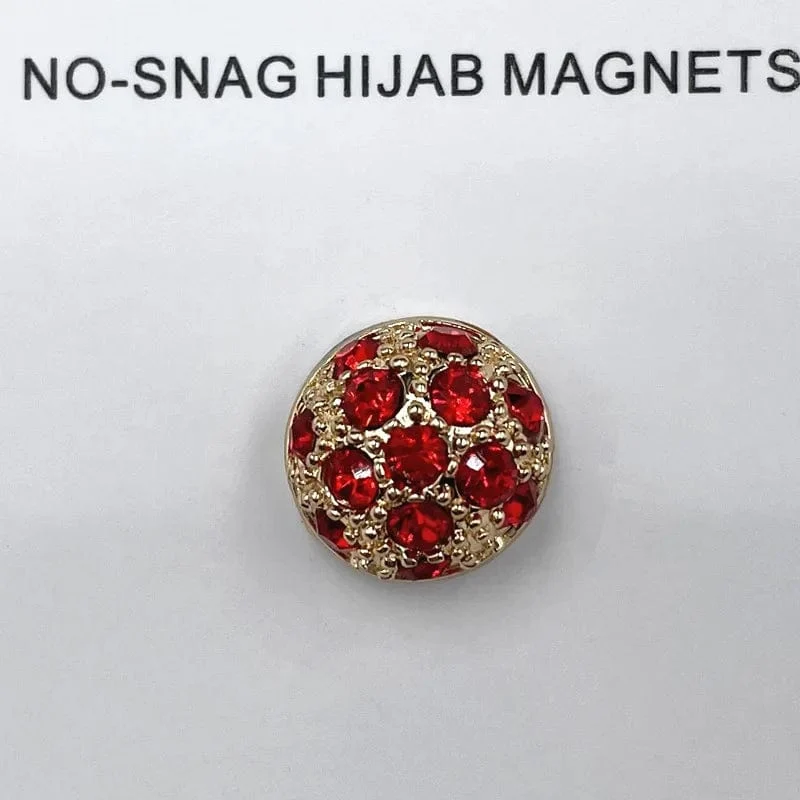 Premium 1 Paar Dreieck starker Magnet Hijabs Clip Zubehör muslimische Frauen Sicherheit kein Loch feste Turban Schal Pins Broschen