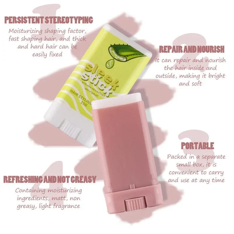 Professionelle 15g Broken Hair Artifact Haarwachs Stick Gel Creme Styling Haar Frizz Feste Flauschige Kinder Männer & Frauen Styling Wachs