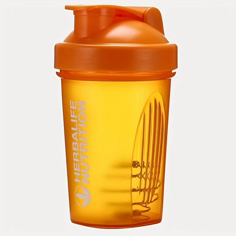 1pc 400ml/13.5 unzen Fitness Sport Wasser Flasche Mode Einfache Shaker Tasse Protein Pulver Ernährung Milchshake rühren Tasse Mit Skala Wasser Tasse