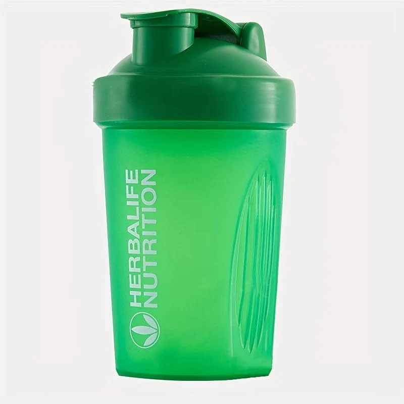 1pc 400ml/13.5 unzen Fitness Sport Wasser Flasche Mode Einfache Shaker Tasse Protein Pulver Ernährung Milchshake rühren Tasse Mit Skala Wasser Tasse