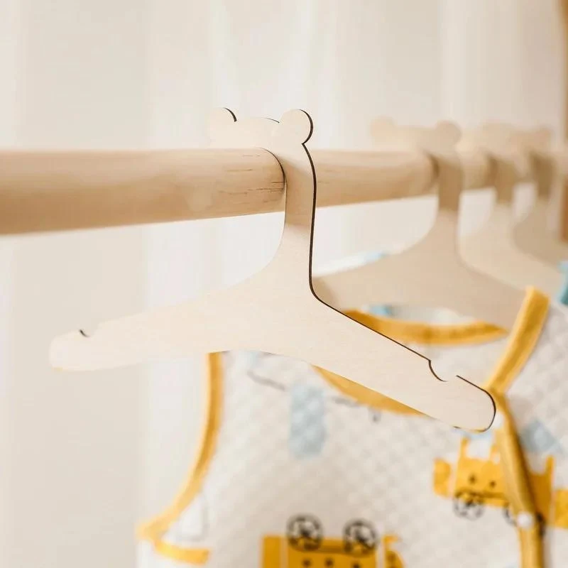 5/10 stücke Kreative Holz kinder Bär Kleiderbügel kinder Kleidung Aufhänger Hause Kinderzimmer Baby Kleiderbügel Kleiderbügel Kleiderbügel