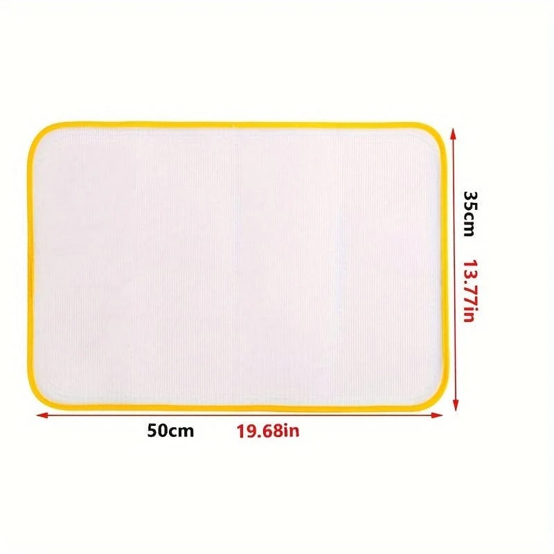 1 Stück Mesh-Bügelbrettbezug, hochtemperaturbeständige Kleidungsstück-Mesh-Matte, wärmeisolierendes Bügelnetz, Haushalts-Mesh-Tuch, Bügelpolster-Bügelnetz, Wärmeisolationsschutz, Farbe zufällig