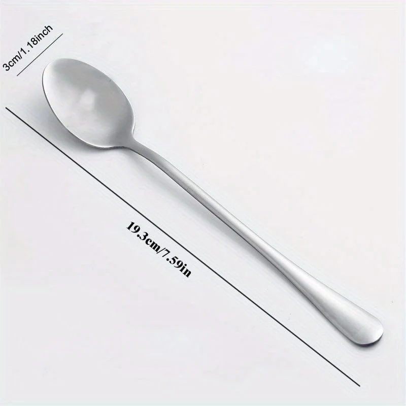 1 Stück „SPOONFUL OF HAPPINESS“ mit Gravur, lustiger Löffel, Edelstahllöffel, für Kaffee, Dessert, Tee, Eis, Haferflocken, Geschenklöffel für Party, Geburtstag, Weihnachtsgeschenke