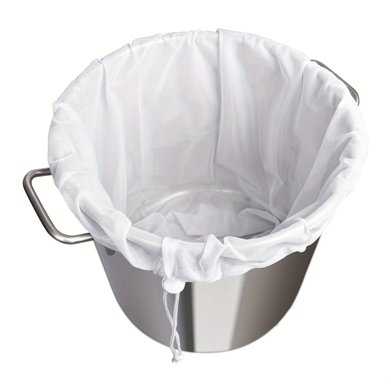 1 Stück wiederverwendbarer Netzfilterbeutel, mehrfach verwendbar, lebensmittelechter Netzbeutel für Kaffee, Saft, Tee, Nussmilch, Filterbeutel für kaltgebrühten Kaffee, Lebensmittelsieb aus Käsetuch (55.88 cm x 66.04 cm)