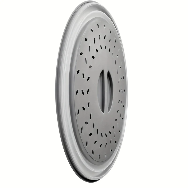 1 Stück, großer zusammenklappbarer Mikrowellendeckel, Deckel zum Erhitzen von Speisen, Gadget zur Essenszubereitung, zusammenklappbare Abdeckung, Küchenhelfer, Küchenutensilien, Küchenzubehör, Küchenartikel für Zuhause