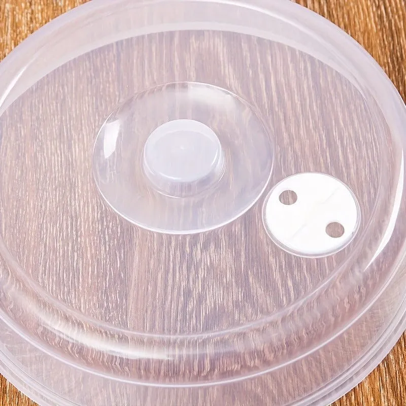 2 Stück Spritzschutz-Abdeckungen für die Mikrowelle, schützt Ihre Lebensmittel und Ihre Küche vor Fett und Öl, perforiertes Design für einfache Reinigung, ideal für runde Kühlschrankschüsseln, Gemüse und mehr, Küchenzubehör für Zuhause