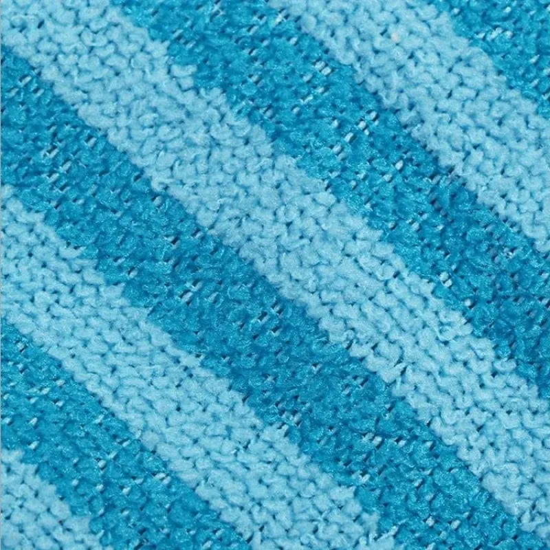 5/10 Stück, Geschirrtücher, gestreifte bedruckte Mikrofaser-Geschirrlappen, Scheuerschwämme, einfache Reinigungstücher, klassische zweifarbige Streifen, saugfähig, leicht zu waschen und zu waschen, zufällige Farben, Reinigungsmittel, Küchenbedarf