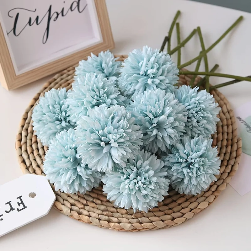 5 herrliche Chrysanthemen-Blumenbälle – perfekt für Zuhause, das Büro, das Café, Partys und Hochzeiten – künstliche Blumen für wichtige Personen