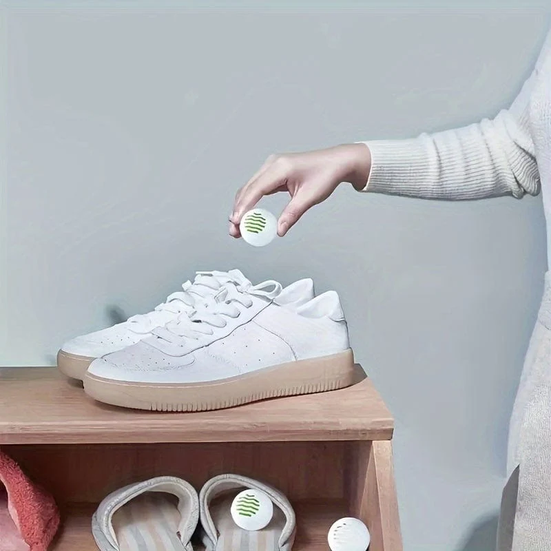 6/12 Stück Schuh-Deodorant-Kugeln, langlebiger aromatischer Lufterfrischer, feste Luftreinigungskugeln, Deodorant-Aromatherapie-Beutel, Heimdekoration, Raumdekoration, Aromatherapie-Geschenk