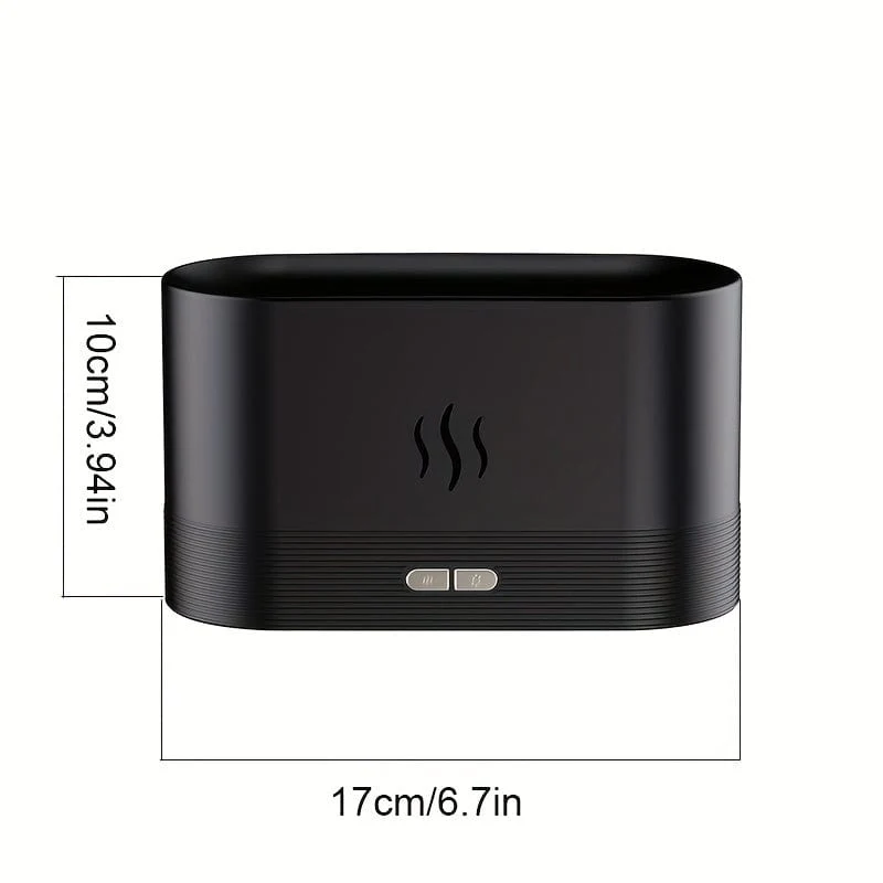 1pc Bunte LED Flamme Aroma Diffusor Schlafzimmer Tisch Atmosphäre Dekorative Lampe Kreative Luftbefeuchter Licht Für Wohnzimmer Büro USB5V Netzteil