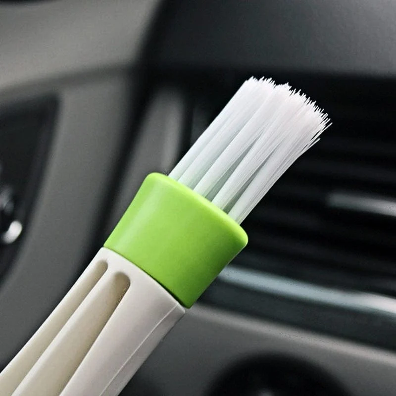 2-in-1-Klimaanlage-Auslass-Entlüftungsbürste Interne Reinigungswerkzeuge Innen-Mehrzweck-Staubreiniger für Auto