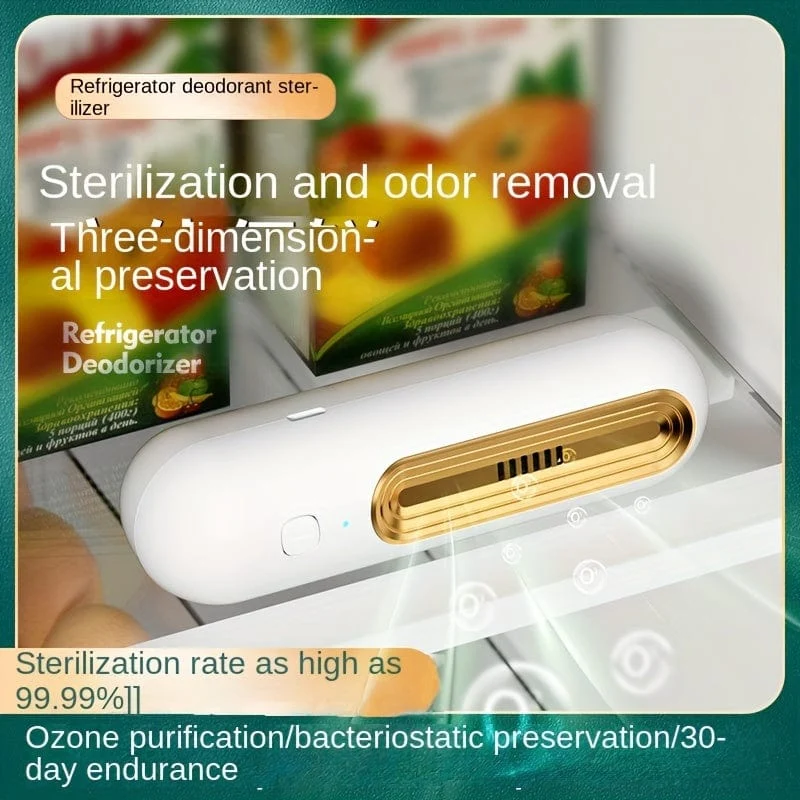 Küchenkühlschrank-Geruchsentferner, USB-Aufladung, tragbares Modell, Sterilisation, Deodorant, Desinfektion, Geruchsentfernung, Luftreiniger
