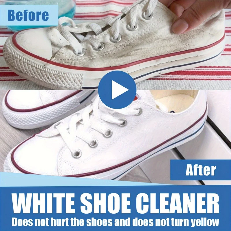Multifunktionale Schuhreinigungscreme für weiße Sport-Sneaker, Aufhellung, Aufhellung, Fleckenentfernung, Oxidationsschutz, Haushaltsreinigungsmittel