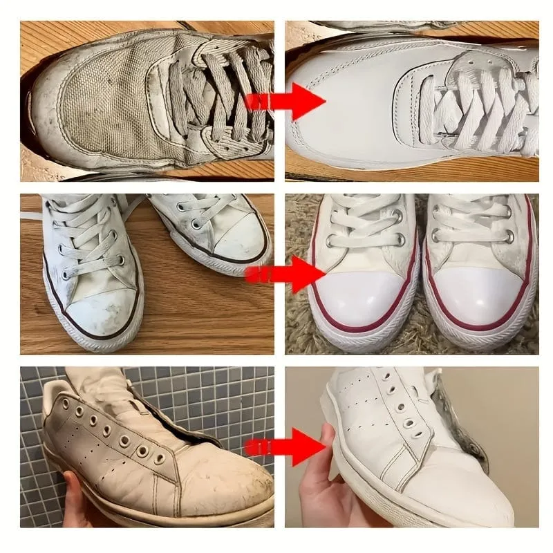 Multifunktionale Schuhreinigungscreme für weiße Sport-Sneaker, Aufhellung, Aufhellung, Fleckenentfernung, Oxidationsschutz, Haushaltsreinigungsmittel