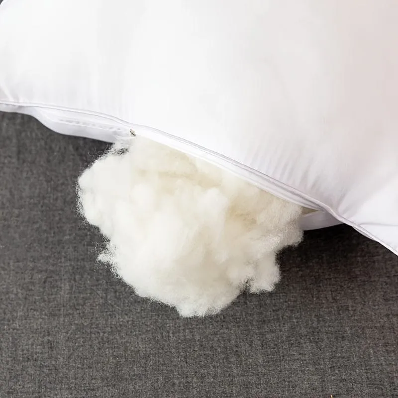 1 Stück weißes Rebound-Rückenkissen, einfarbig, weich, bequem, Schlafzimmer, Bett, Schlafkissen, Hotel, Zuhause, einzelnes Erwachsenenkissen für Rücken, Bauch oder Seitenschläfer