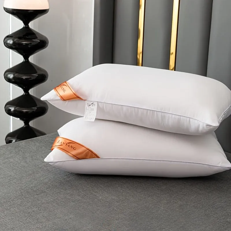 1 Stück weißes Rebound-Rückenkissen, einfarbig, weich, bequem, Schlafzimmer, Bett, Schlafkissen, Hotel, Zuhause, einzelnes Erwachsenenkissen für Rücken, Bauch oder Seitenschläfer