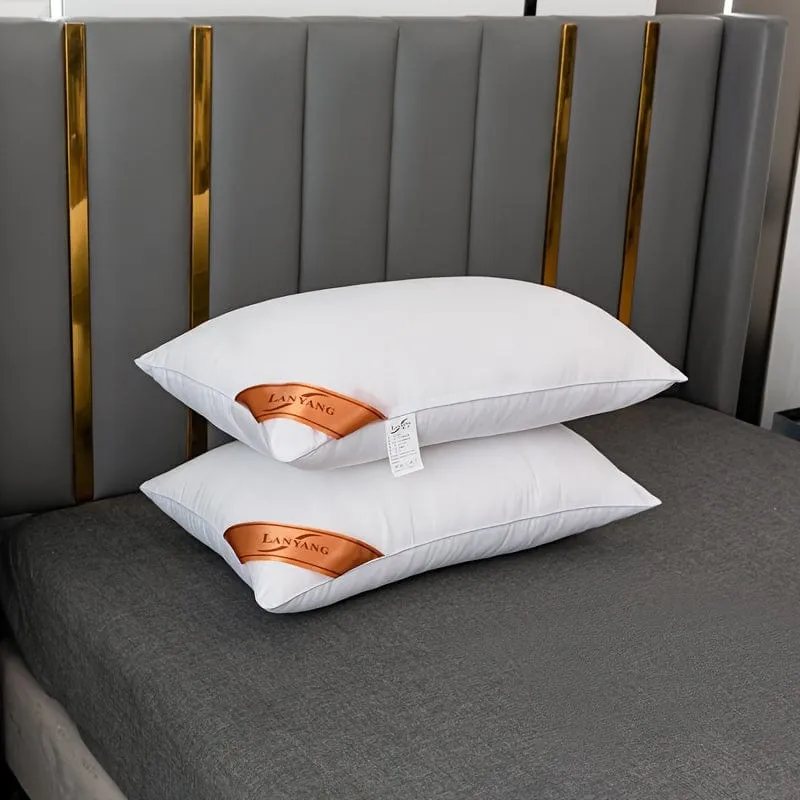 1 Stück weißes Rebound-Rückenkissen, einfarbig, weich, bequem, Schlafzimmer, Bett, Schlafkissen, Hotel, Zuhause, einzelnes Erwachsenenkissen für Rücken, Bauch oder Seitenschläfer