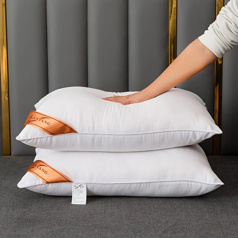 1 Stück weißes Rebound-Rückenkissen, einfarbig, weich, bequem, Schlafzimmer, Bett, Schlafkissen, Hotel, Zuhause, einzelnes Erwachsenenkissen für Rücken, Bauch oder Seitenschläfer