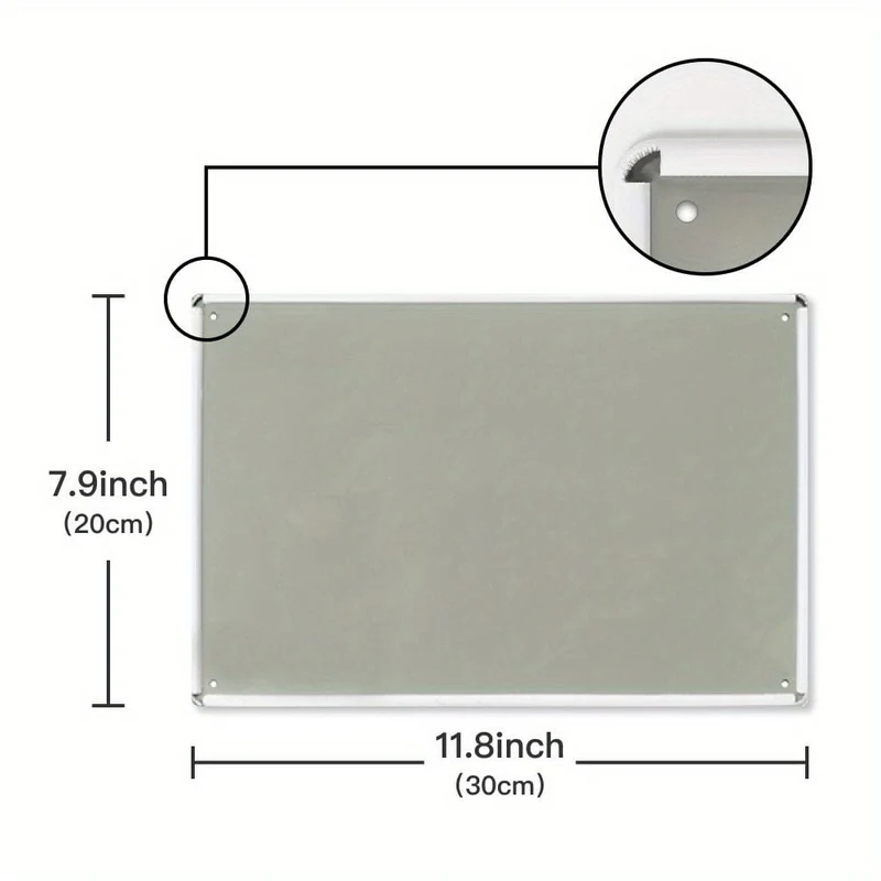 1 Stück [individuelles] personalisiertes Metall-Blechschild, Ihre Botschaft verwandelt Ihren Garten in eine Zeitmaschine, Vintage-Wandkunst-Dekoration für Zuhause, Bauernhaus, Garten, Hinterhof, 30.48 x 20.32 cm, Geschenke für Freunde und Familie