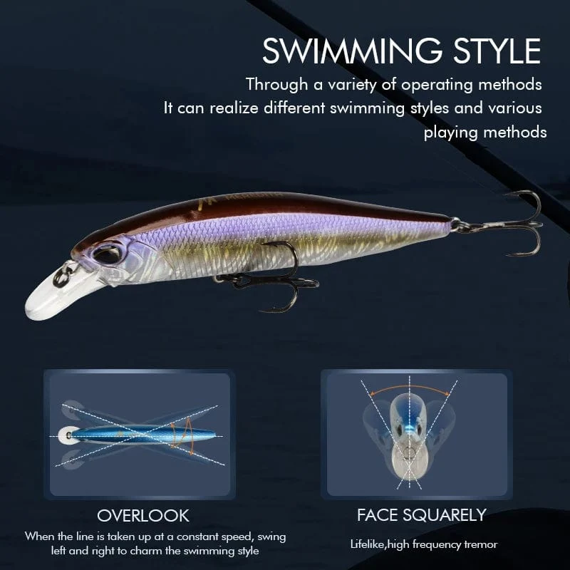 MEREDITH JERK MINNOW 100F 14g Schwimmender Wobbler Angelköder 24 Farben Minnow Köder Harter Köder Qualität Professionelle Tiefe 0.8–1.0 m