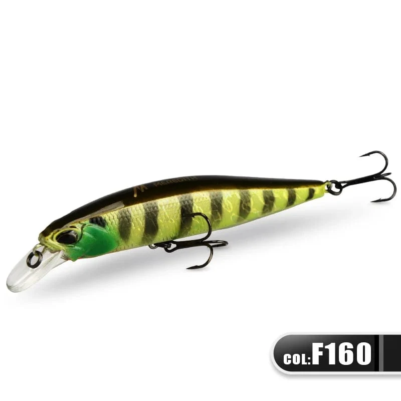 MEREDITH JERK MINNOW 100F 14g Schwimmender Wobbler Angelköder 24 Farben Minnow Köder Harter Köder Qualität Professionelle Tiefe 0.8–1.0 m