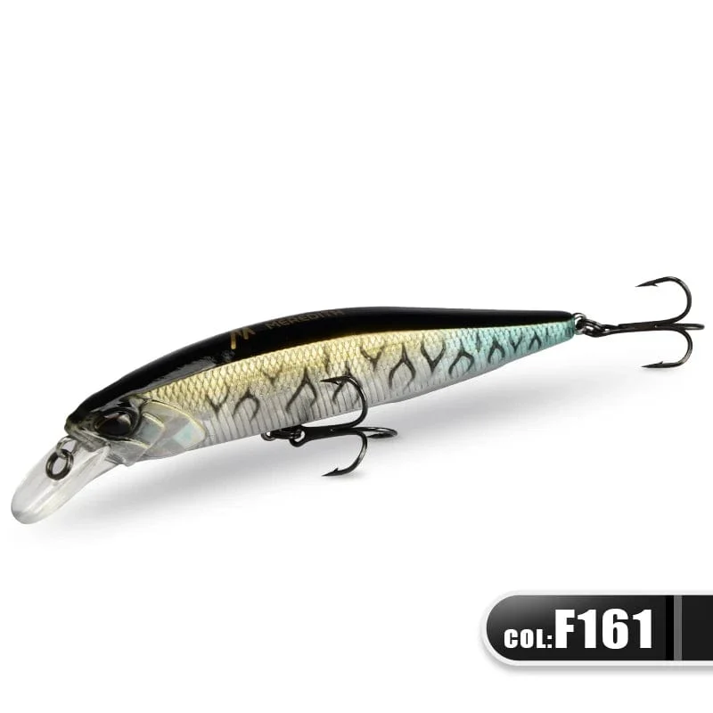 MEREDITH JERK MINNOW 100F 14g Schwimmender Wobbler Angelköder 24 Farben Minnow Köder Harter Köder Qualität Professionelle Tiefe 0.8–1.0 m