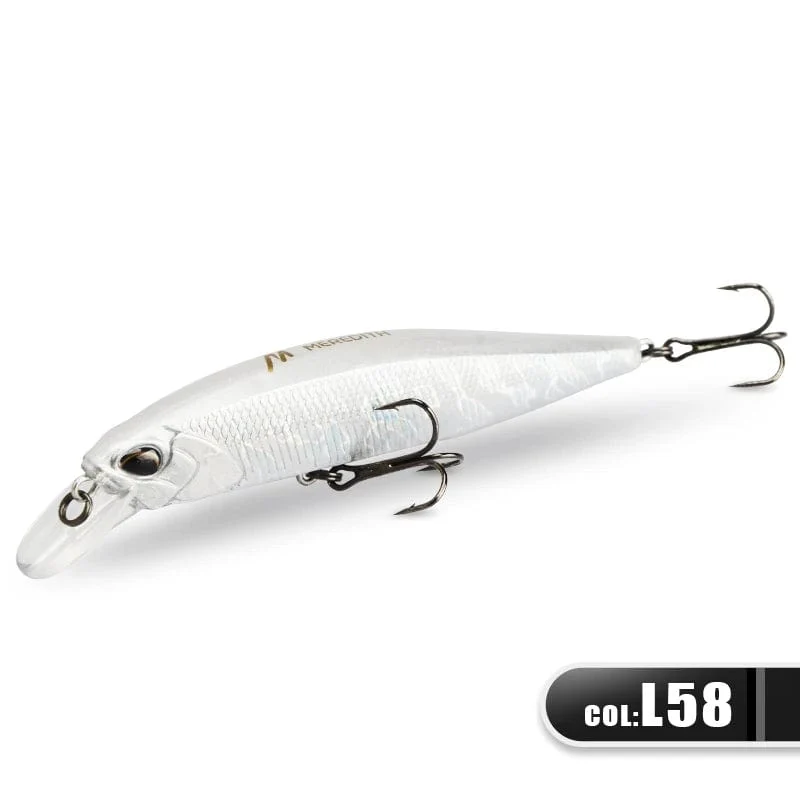 MEREDITH JERK MINNOW 100F 14g Schwimmender Wobbler Angelköder 24 Farben Minnow Köder Harter Köder Qualität Professionelle Tiefe 0.8–1.0 m