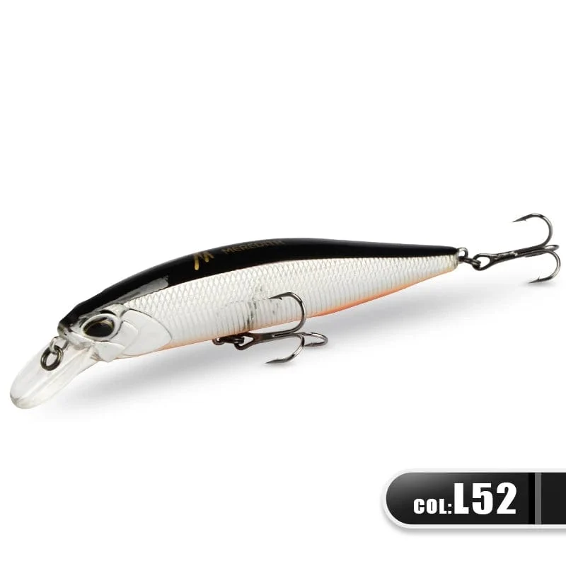 MEREDITH JERK MINNOW 100F 14g Schwimmender Wobbler Angelköder 24 Farben Minnow Köder Harter Köder Qualität Professionelle Tiefe 0.8–1.0 m