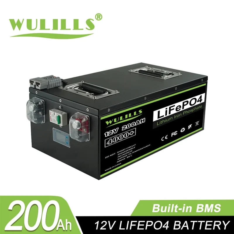 Neue 12V 200Ah 280Ah 400Ah 24v 100Ah 200Ah 48v 120Ah LiFePO4 Batterie Eingebautes BMS für Energiespeicherung zu Hause Solar Perfekt ohne Steuern