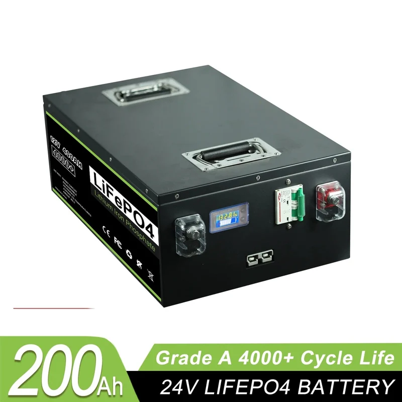Neue 12V 200Ah 280Ah 400Ah 24v 100Ah 200Ah 48v 120Ah LiFePO4 Batterie Eingebautes BMS für Energiespeicherung zu Hause Solar Perfekt ohne Steuern
