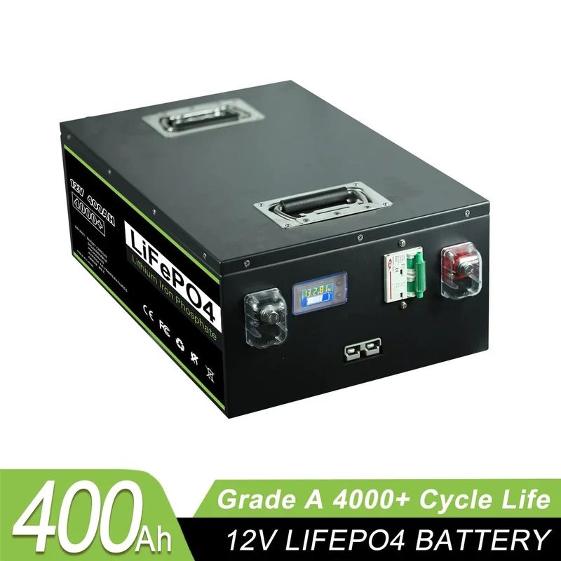 Neue 12V 200Ah 280Ah 400Ah 24v 100Ah 200Ah 48v 120Ah LiFePO4 Batterie Eingebautes BMS für Energiespeicherung zu Hause Solar Perfekt ohne Steuern