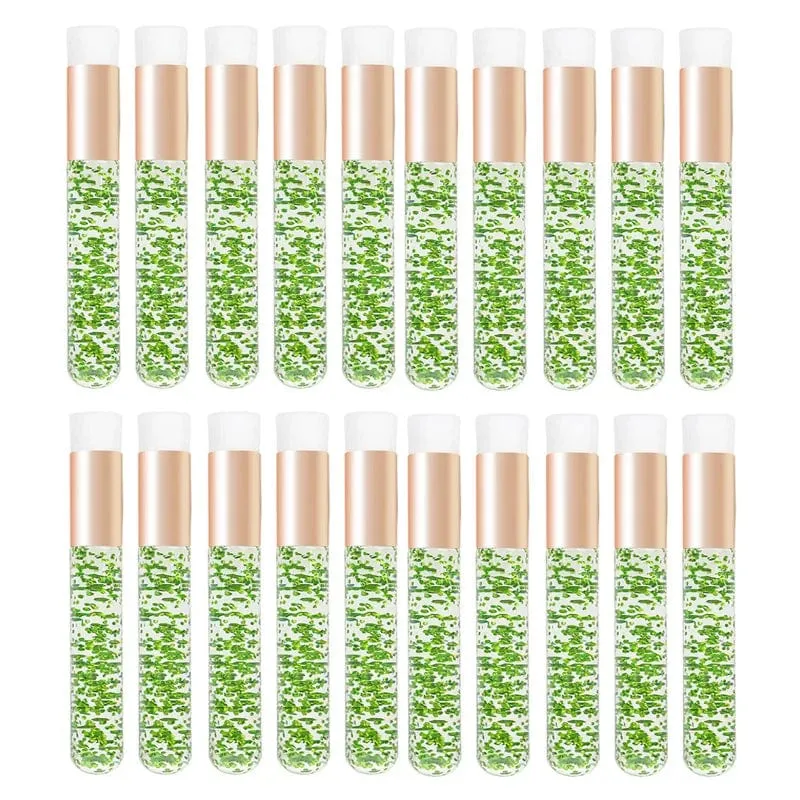 20 Stücke Kristall Wimpern Reinigungsbürste Wimpern Shampoo Pinsel Wimpernverlängerung Peel Off Mitesser Entferner Make-Up Werkzeuge Liefert