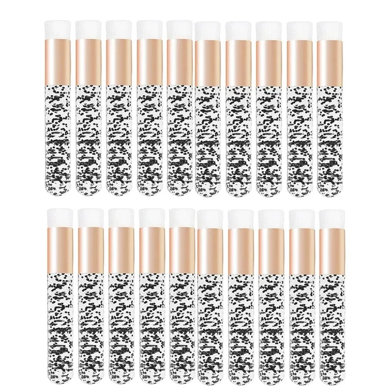 20 Stücke Kristall Wimpern Reinigungsbürste Wimpern Shampoo Pinsel Wimpernverlängerung Peel Off Mitesser Entferner Make-Up Werkzeuge Liefert