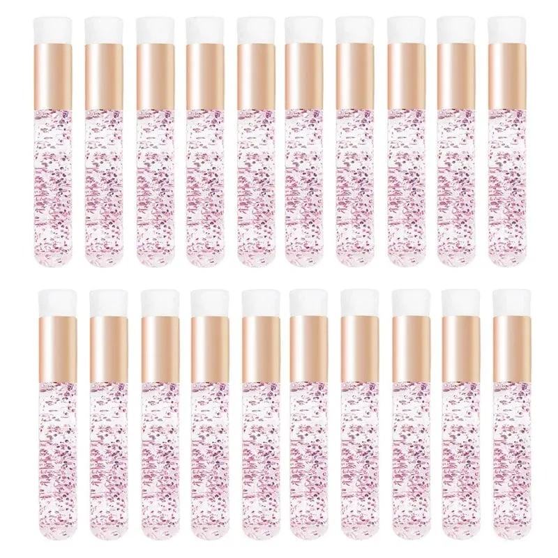 20 Stücke Kristall Wimpern Reinigungsbürste Wimpern Shampoo Pinsel Wimpernverlängerung Peel Off Mitesser Entferner Make-Up Werkzeuge Liefert