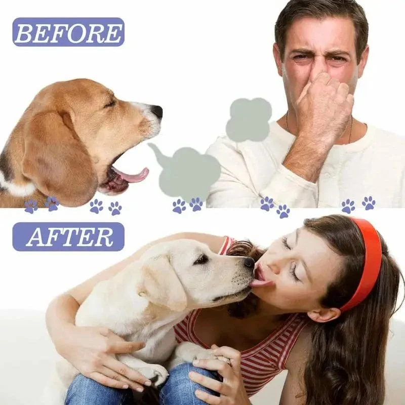 50 ml Pet Oral Cleanse Spray Hunde Katzen Zähne Sauber Deodorant Verhindern Zahnstein Entfernen Kätzchen Mundgeruch Frische Haustier liefert