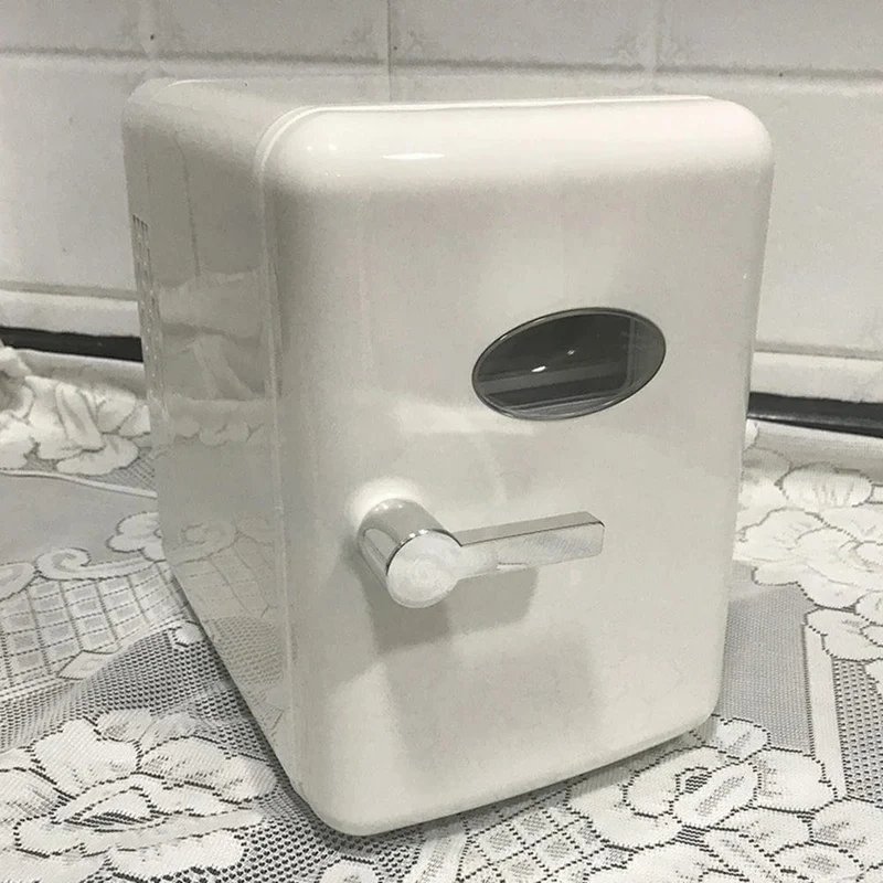 4L Mini Kühlschrank Tragbarer Kühlschrank 110V 220V Wärmer Kühler Getränke Getränkedosen Samll Gefrierschrank für Zuhause Küche Haushalt