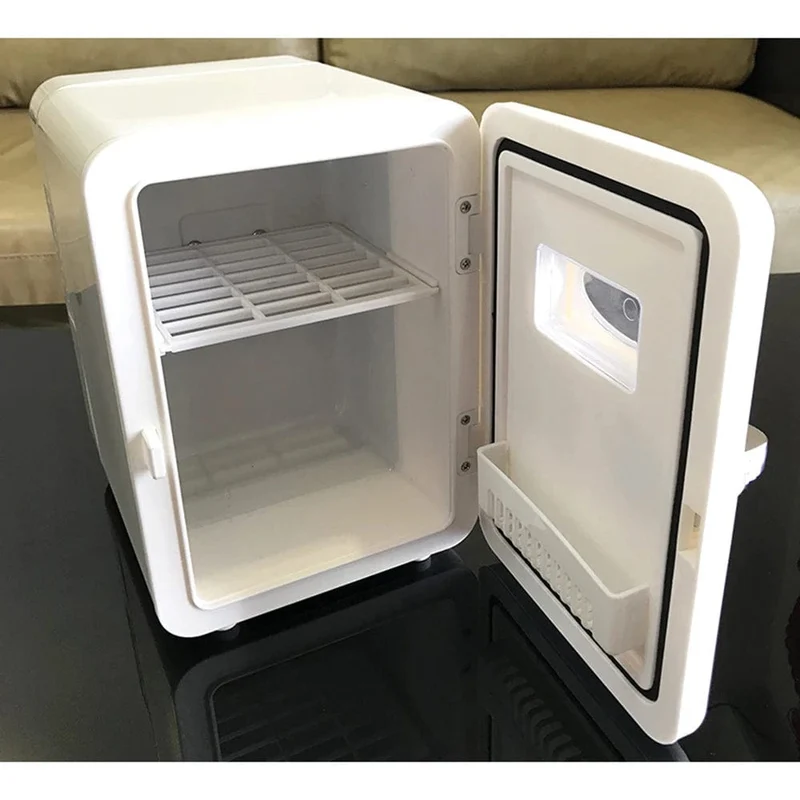 4L Mini Kühlschrank Tragbarer Kühlschrank 110V 220V Wärmer Kühler Getränke Getränkedosen Samll Gefrierschrank für Zuhause Küche Haushalt