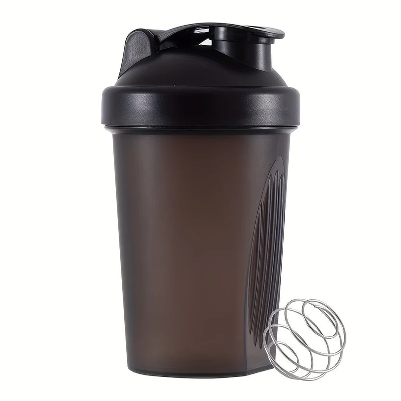 1 Stück, 400 ml (13.5 oz) Shaker-Flasche, BPA-frei, Protein-Shaker-Flasche, Mini-Sport-Shaker-Flasche aus Kunststoff, tragbar, Outdoor-Sport-Wasserflasche, Trinkgeschirr