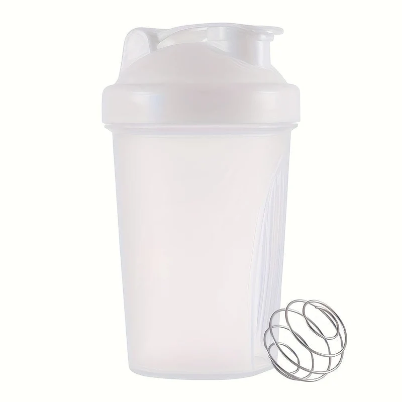1 Stück, 400 ml (13.5 oz) Shaker-Flasche, BPA-frei, Protein-Shaker-Flasche, Mini-Sport-Shaker-Flasche aus Kunststoff, tragbar, Outdoor-Sport-Wasserflasche, Trinkgeschirr