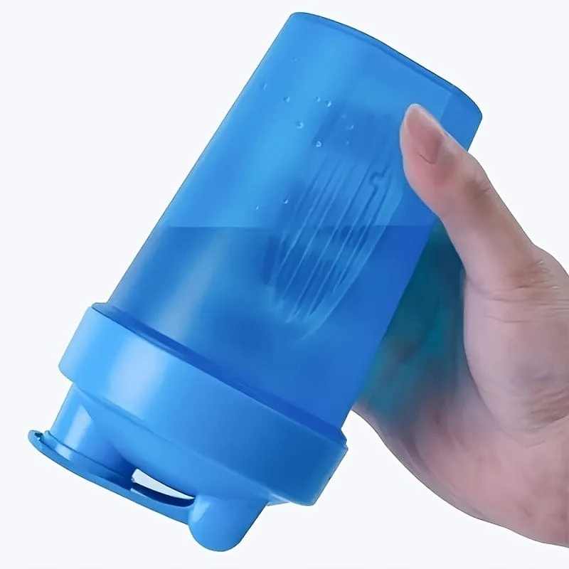 1 Stück, 400 ml (13.5 oz) Shaker-Flasche, BPA-frei, Protein-Shaker-Flasche, Mini-Sport-Shaker-Flasche aus Kunststoff, tragbar, Outdoor-Sport-Wasserflasche, Trinkgeschirr