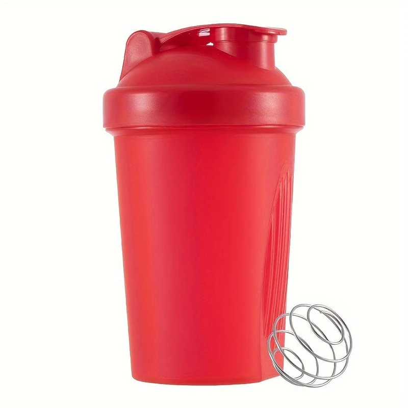 1 Stück, 400 ml (13.5 oz) Shaker-Flasche, BPA-frei, Protein-Shaker-Flasche, Mini-Sport-Shaker-Flasche aus Kunststoff, tragbar, Outdoor-Sport-Wasserflasche, Trinkgeschirr