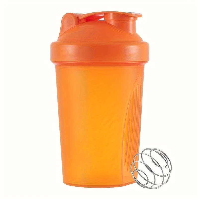1 Stück, 400 ml (13.5 oz) Shaker-Flasche, BPA-frei, Protein-Shaker-Flasche, Mini-Sport-Shaker-Flasche aus Kunststoff, tragbar, Outdoor-Sport-Wasserflasche, Trinkgeschirr