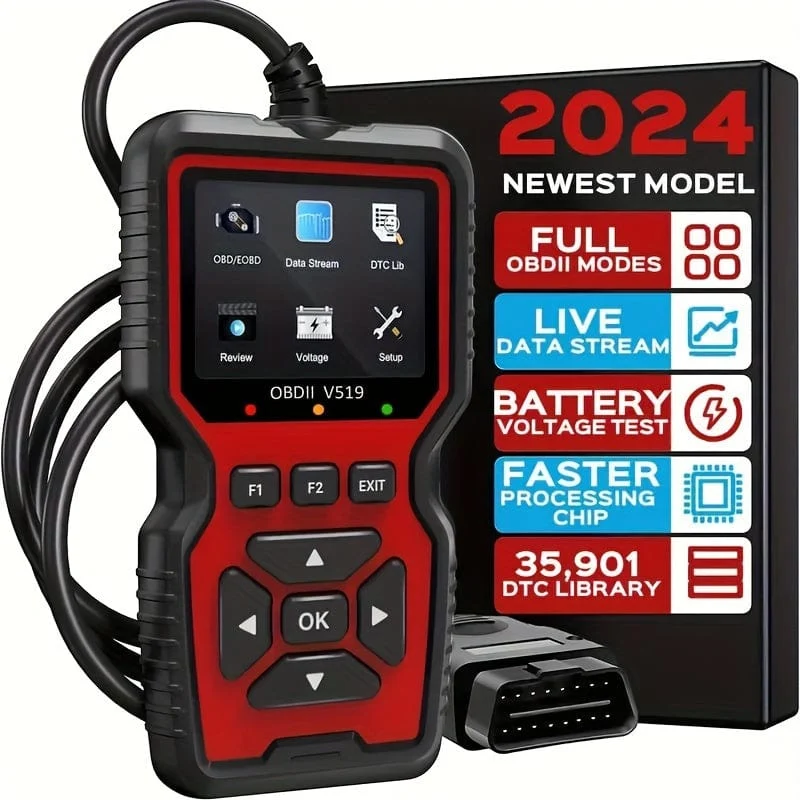 2023 Neuwagenscanner: Obd2-Diagnosetool zur Erkennung und Beseitigung von Motorfehlern, zum Lesen der Batteriespannung und zum Datenstrom