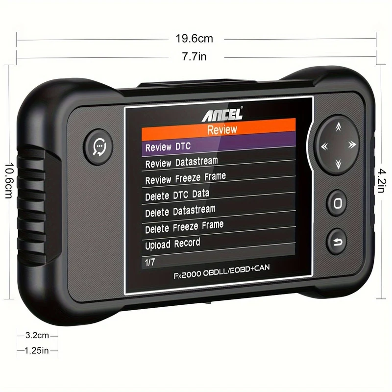 FX2000 Auto-OBD2-Scanner, ABS-SRS-Getriebe-Airbag-OBDII-Scanner-Diagnosetool, Überprüfung des Automotor-Codelesers, Fahrzeug-Scan-Tool